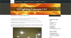 Desktop Screenshot of cjlightingconcepts.com